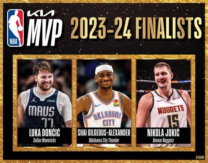 NBA常规赛MVP候选名单出炉，美国球员一个都没有